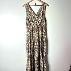 Lascana Sleeveless Modal V-Neck Sundress for Weddings size 12 Maxi